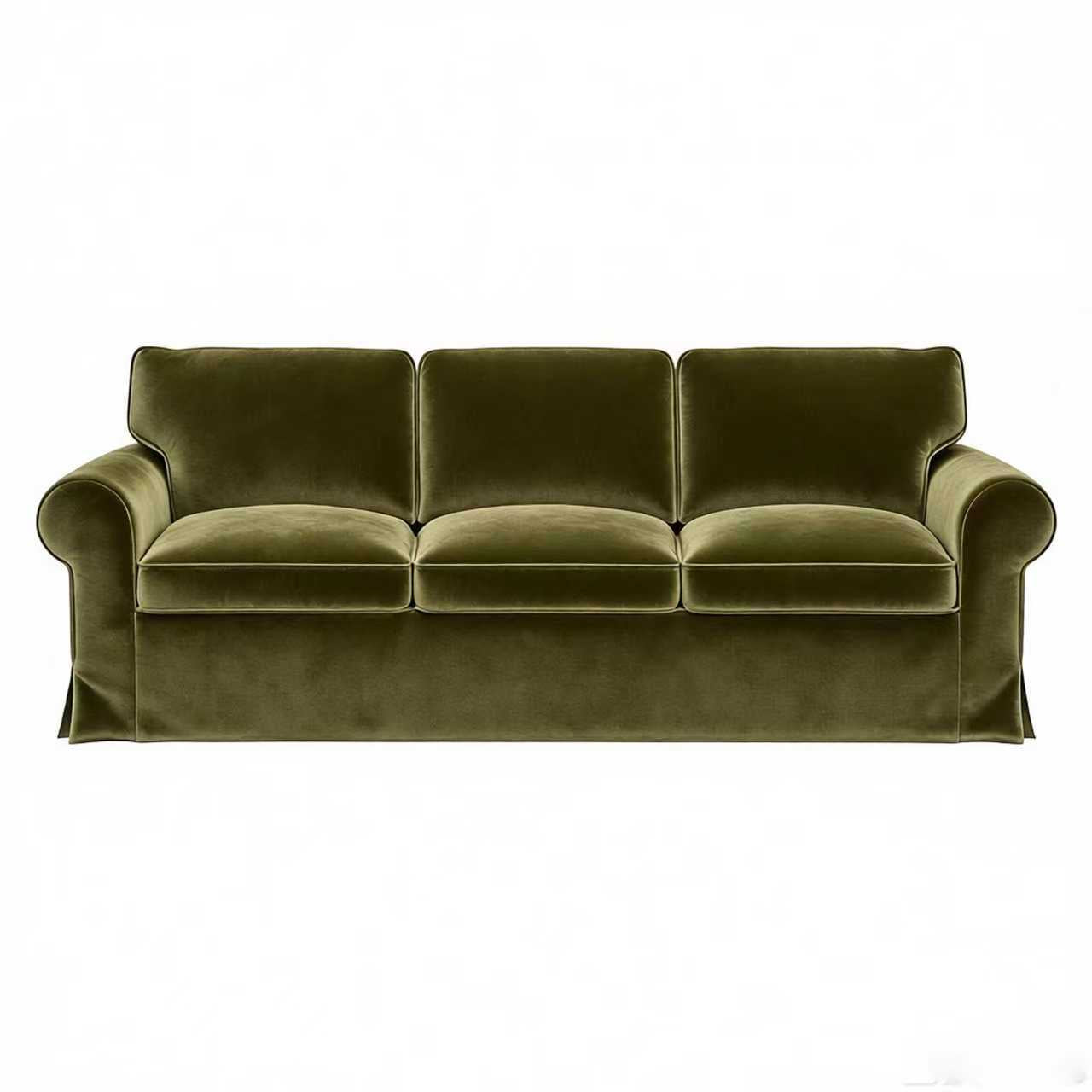 IKEA Ektorp Three-Seater Armchair, Velvet