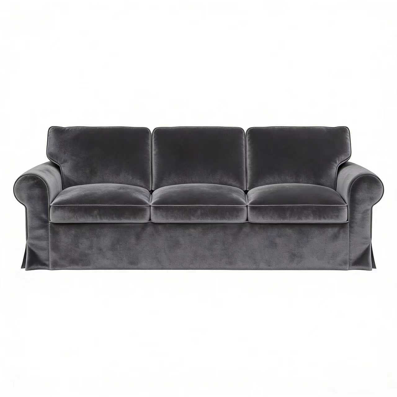 IKEA Ektorp Three-Seater Armchair, Velvet