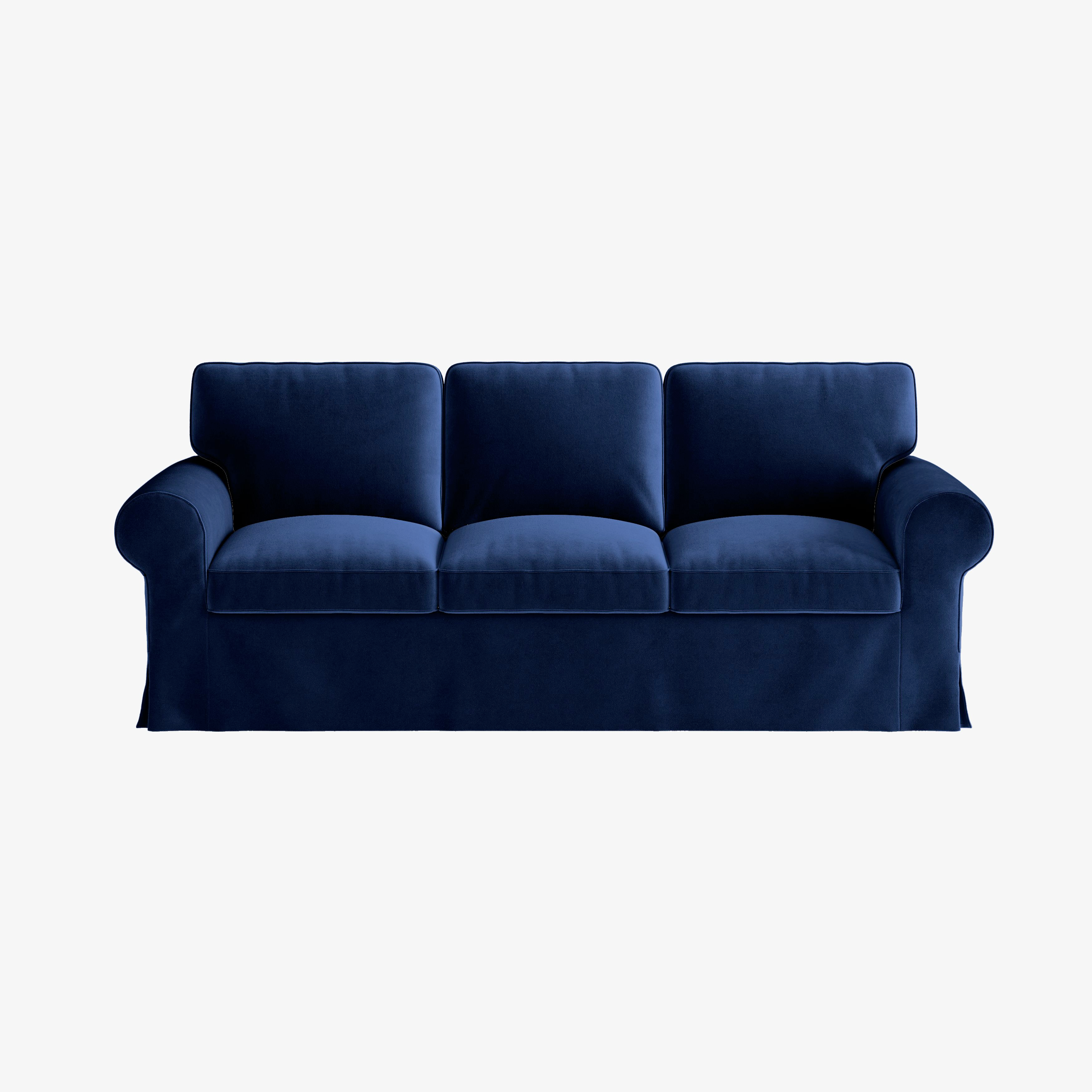IKEA Ektorp Three-Seater Armchair, Velvet